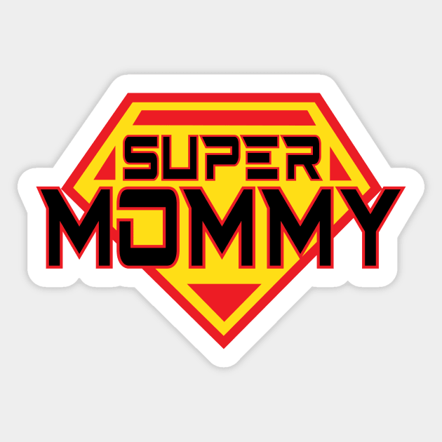 SUPER MOMMY Sticker by Sassify